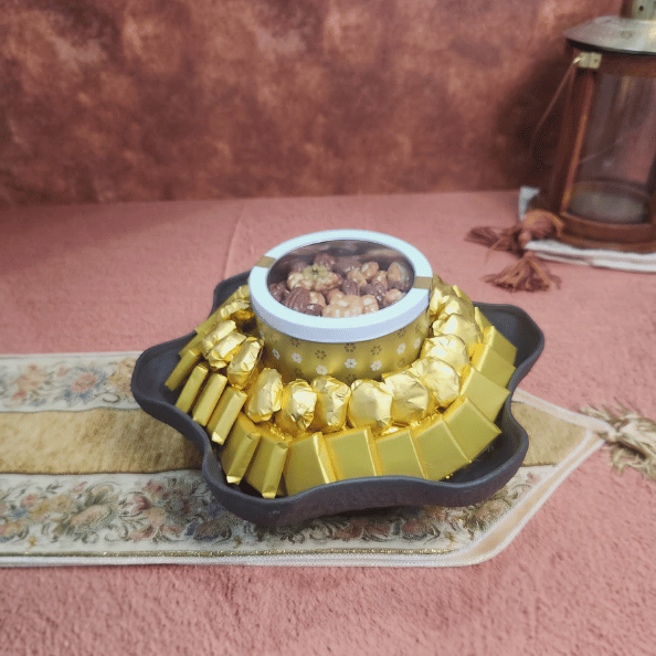 صحن شوكولاتة شاركول