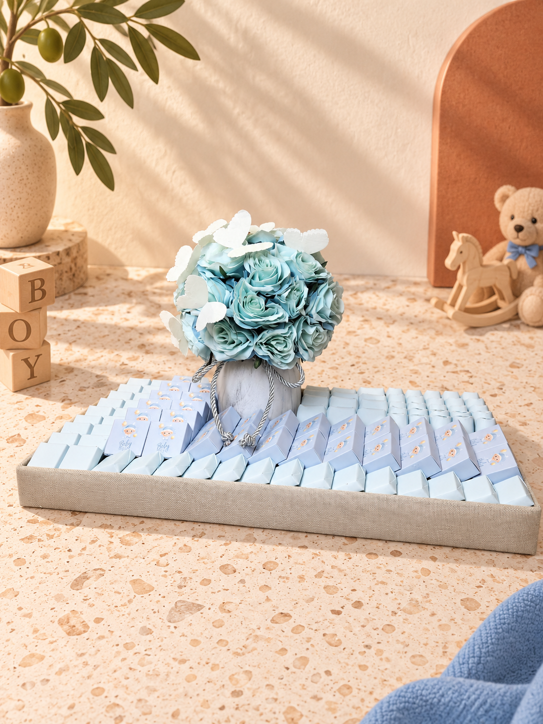 Blue Bloom Baby Boy