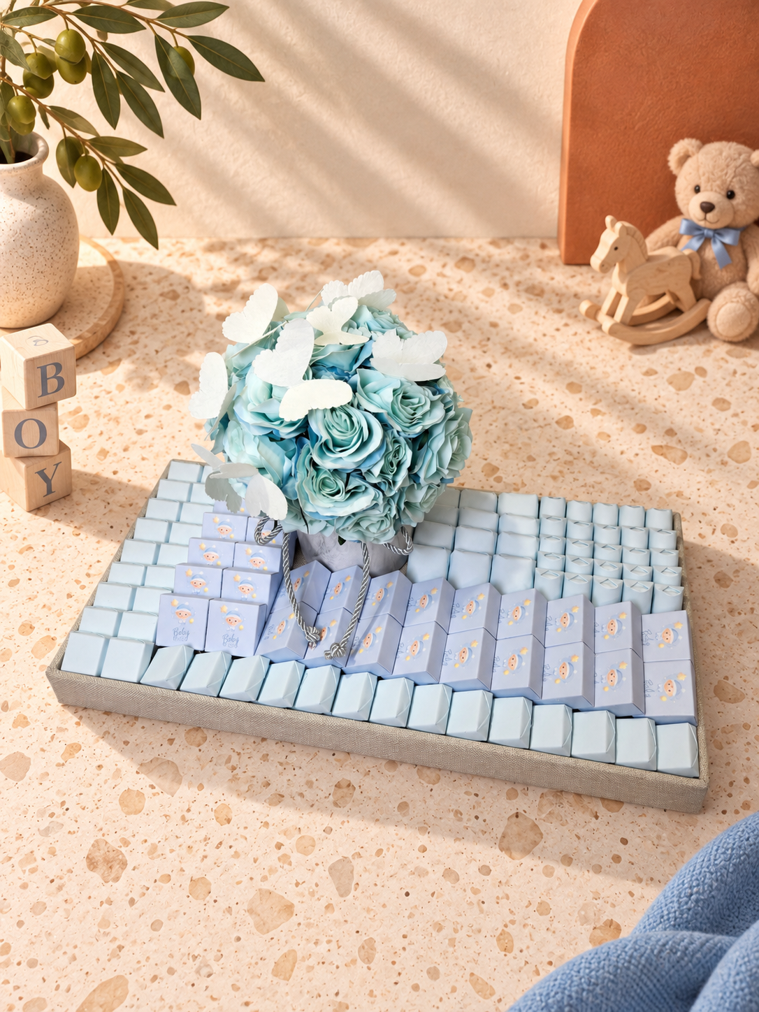 Blue Bloom Baby Boy