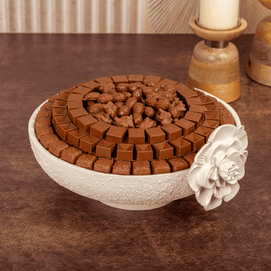 طبق شوكولاتة جوري
