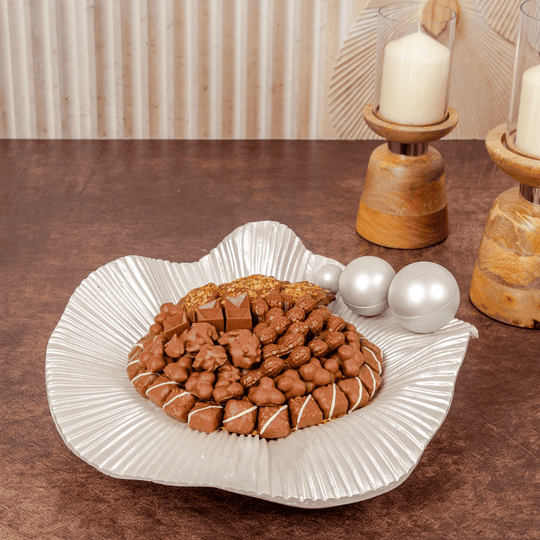 صينية شوكولاتة صدف