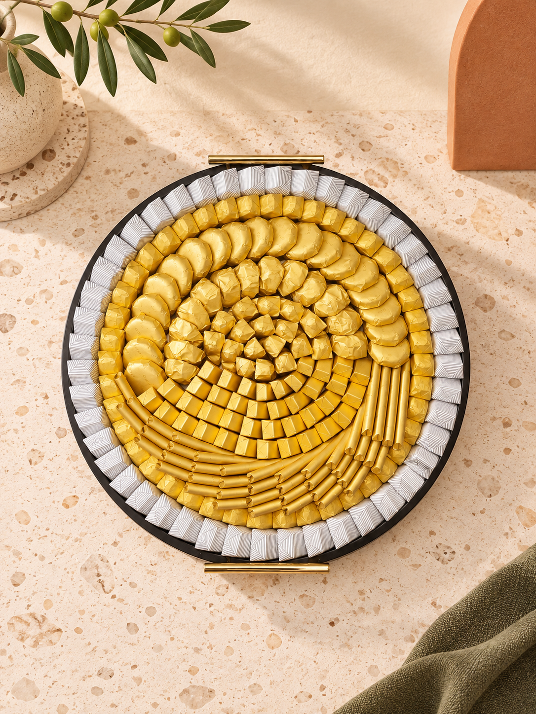 Spiral Chocolate Tray